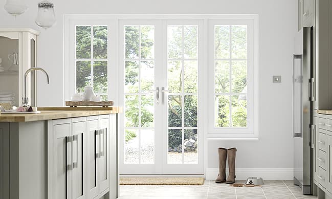 درهای دوجداره فرانسوی یو پی وی سی، در دوجداره یو پی وی سی بابل، درهای دوجداره upvc مازندران
